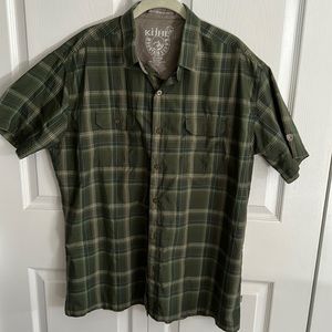 Kuhl Men’s XL button down short sleeve shirt.